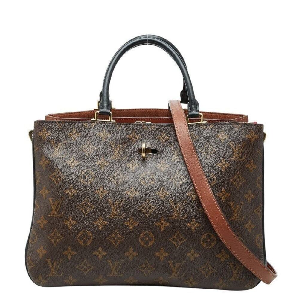 Louis Vuitton Monogram Millefeuille Handbag Brown
